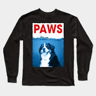 Berner PAWS Mountain Majesty, Stylish Tee for Dog Devotees Long Sleeve T-Shirt